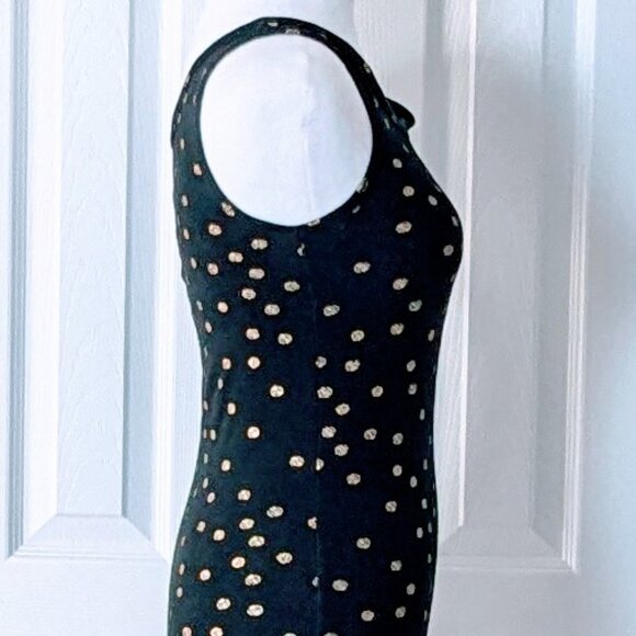A NEW DAY Women's Sleeveless Tank Top  Size M  Black Gold - Picture 2 of 5